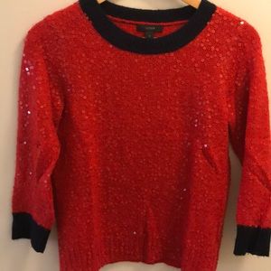 JCrew sequin sweater